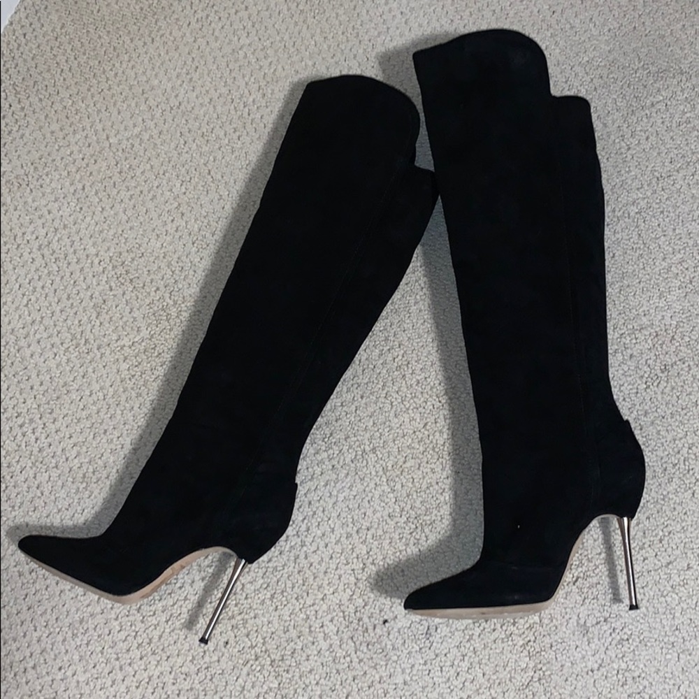 ⭐️HOST PICK⭐️ Brian Atwood Savana Over the Knee Suede Stiletto Heel Boots 9